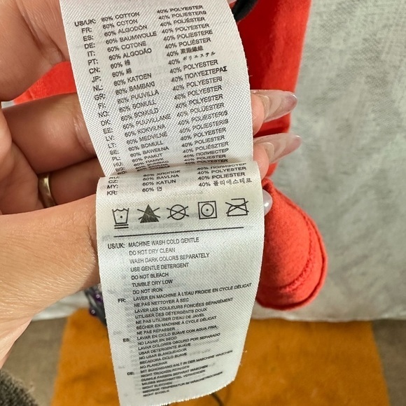 Fox Racing orange knit tank top size M - Picture 8 of 9